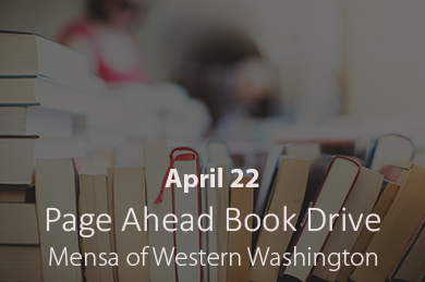 Page Ahead Book Drive - Mensa of Western Washington